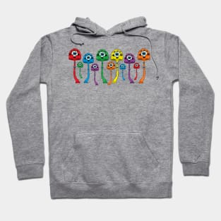 Magic Mushrooms In Color Hoodie